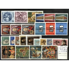 PORTUGAL, 1969, ANO COMPLETO, 25 VALORES, MNH